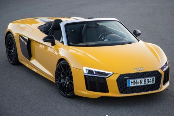 Audi R8 Spyder.  Foto: Daniel Wollstein/Audi